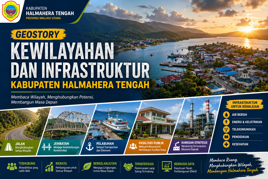 GEOSTORY KEWILAYAHAN DAN INFRASTRUKTUR KABUPATEN HALMAHERA TENGAH